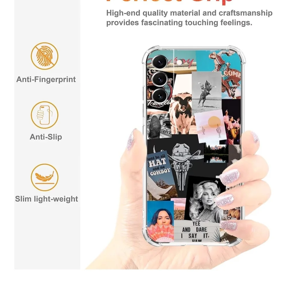 Samsung Cowboy Collage Phone Case S22 Plus